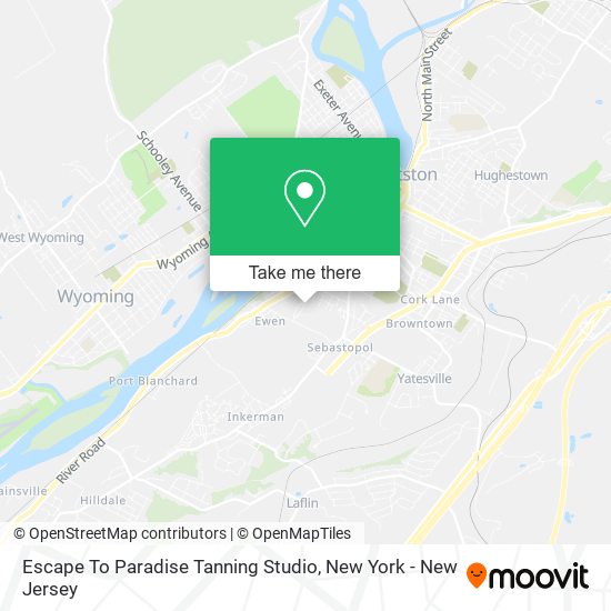 Escape To Paradise Tanning Studio map