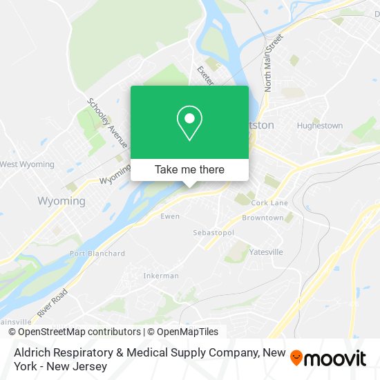 Mapa de Aldrich Respiratory & Medical Supply Company