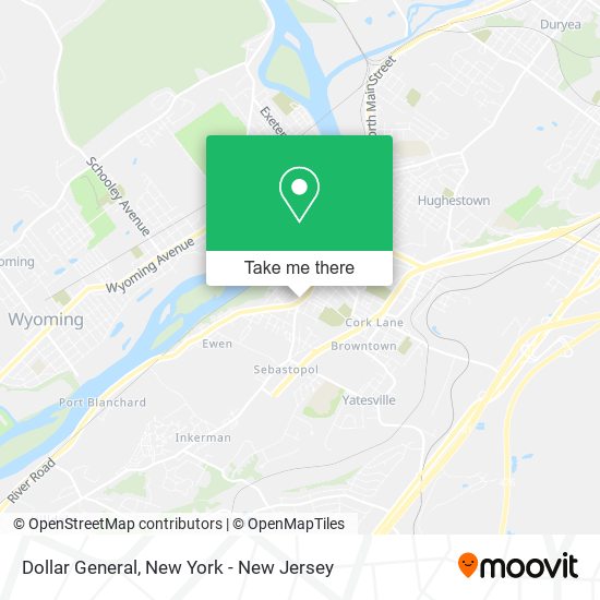 Mapa de Dollar General