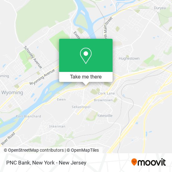 PNC Bank map