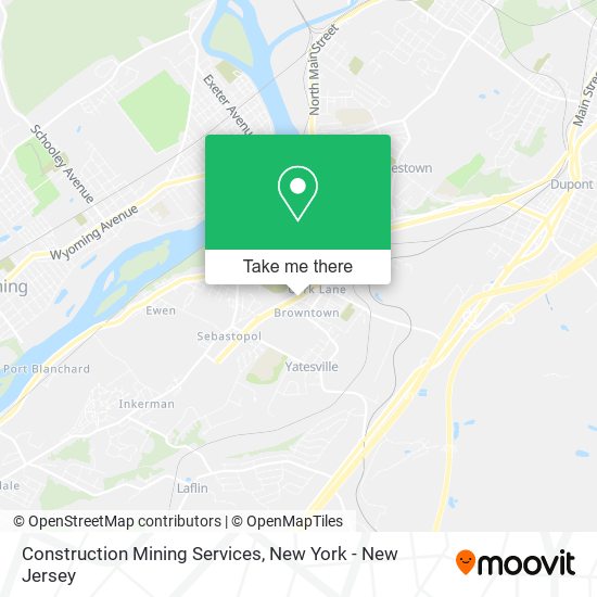 Construction Mining Services map