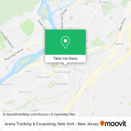 Arena Trucking & Excavating map