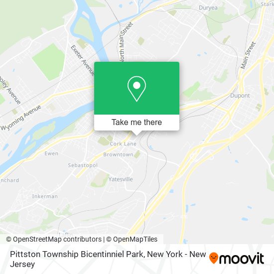 Pittston Township Bicentinniel Park map