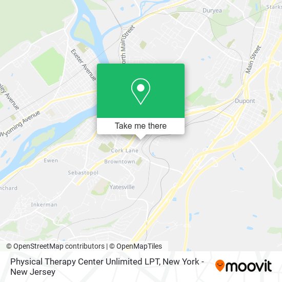 Physical Therapy Center Unlimited LPT map