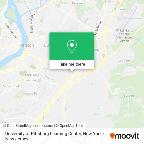 University of Pittsburg Learning Center map