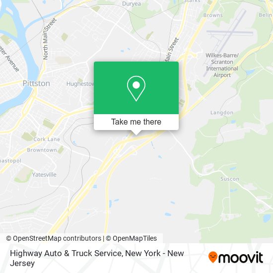 Highway Auto & Truck Service map