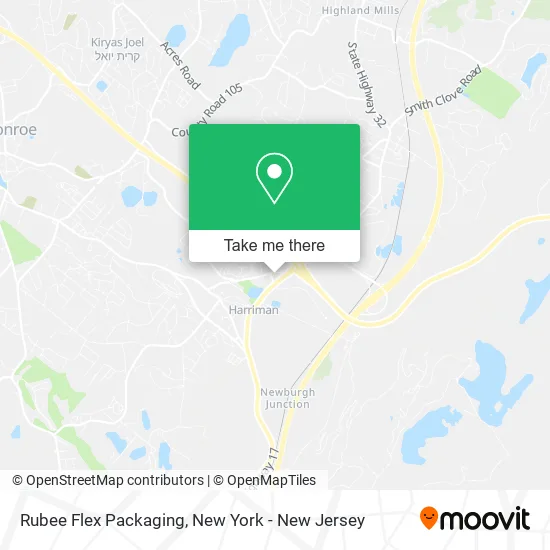 Rubee Flex Packaging map