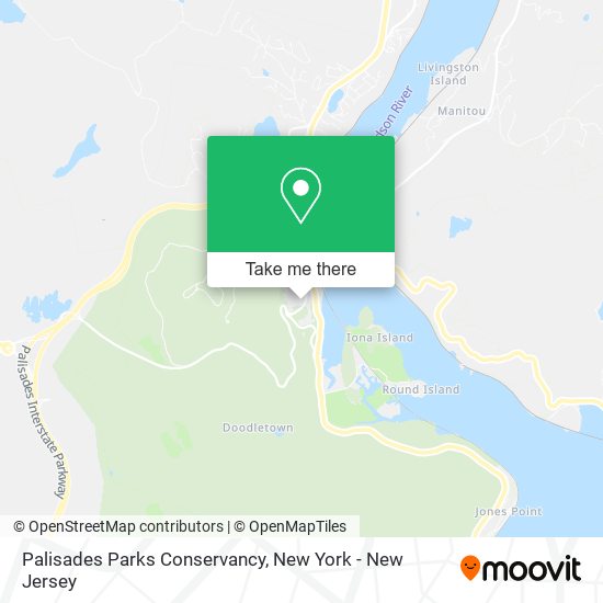Palisades Parks Conservancy map