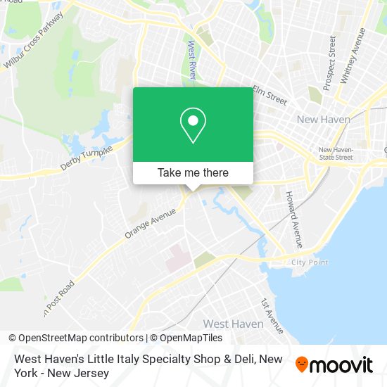 Mapa de West Haven's Little Italy Specialty Shop & Deli