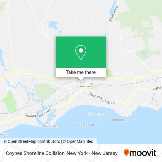Coynes Shoreline Collision map