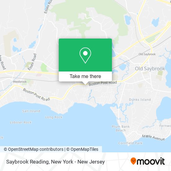 Saybrook Reading map