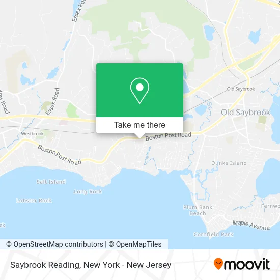 Saybrook Reading map