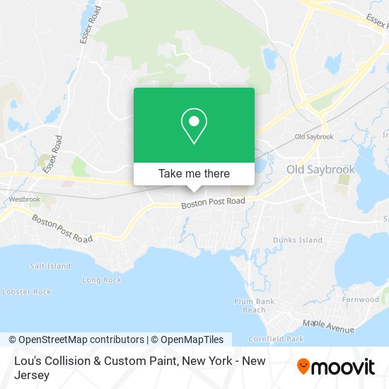 Lou's Collision & Custom Paint map