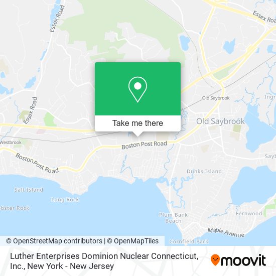 Mapa de Luther Enterprises Dominion Nuclear Connecticut, Inc.