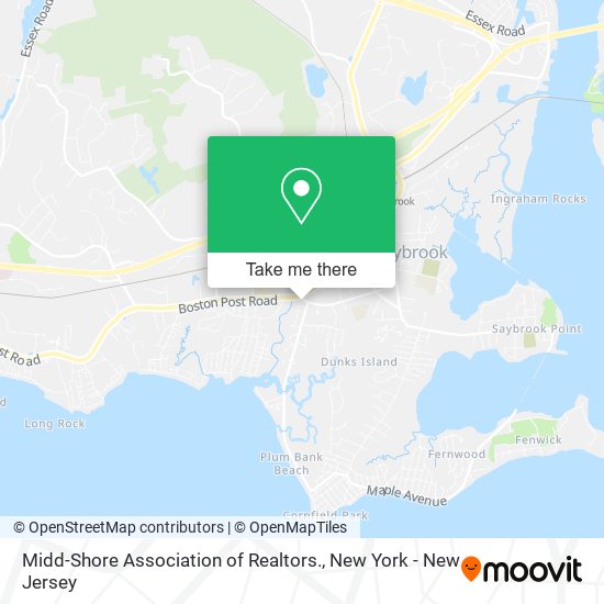 Midd-Shore Association of Realtors. map