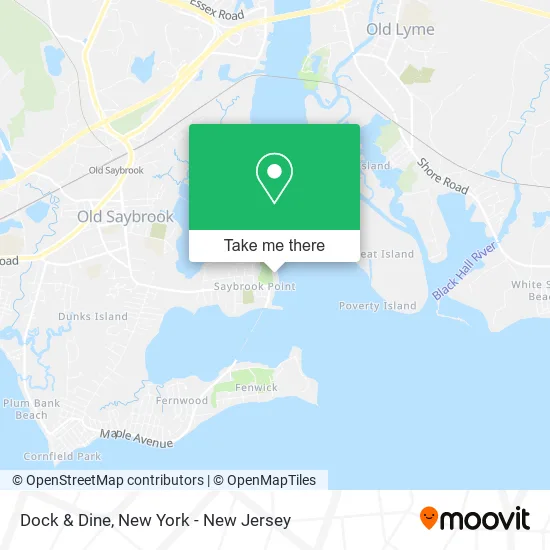 Dock & Dine map