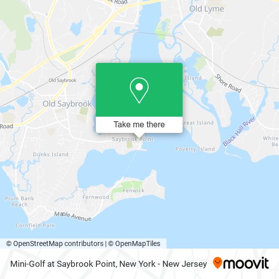 Mapa de Mini-Golf at Saybrook Point