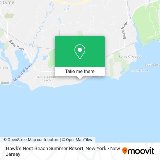 Hawk's Nest Beach Summer Resort map