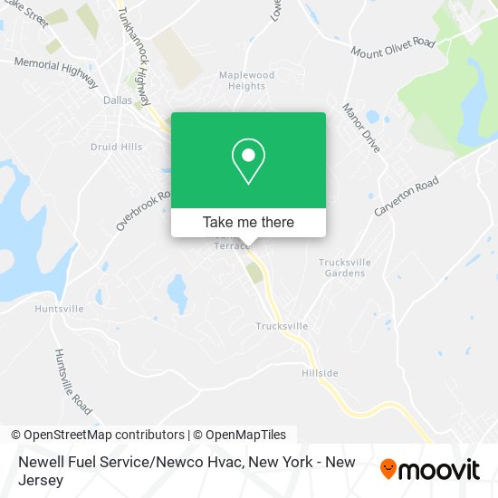 Newell Fuel Service/Newco Hvac map