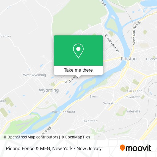 Mapa de Pisano Fence & MFG