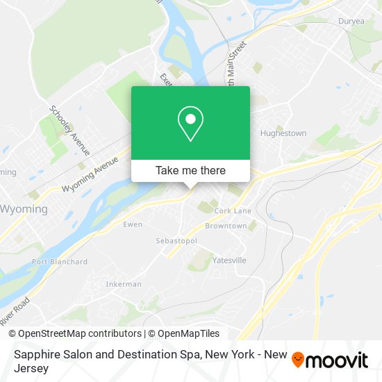 Mapa de Sapphire Salon and Destination Spa