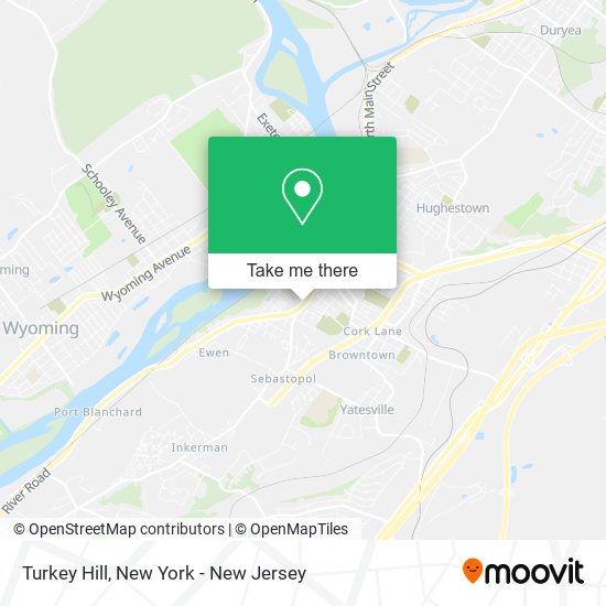 Turkey Hill map