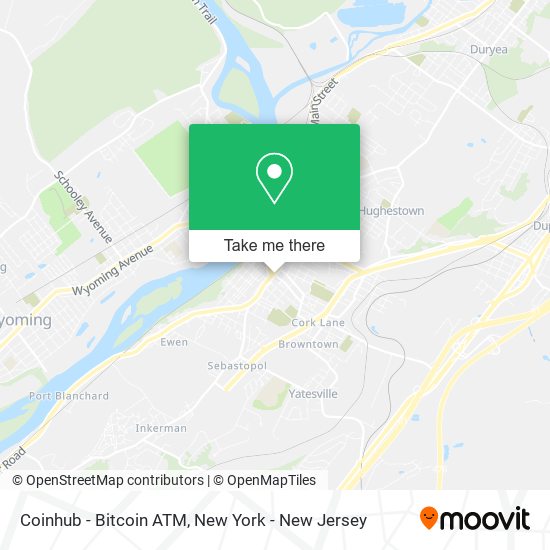 Coinhub - Bitcoin ATM map