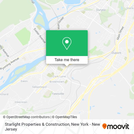 Mapa de Starlight Properties & Construction