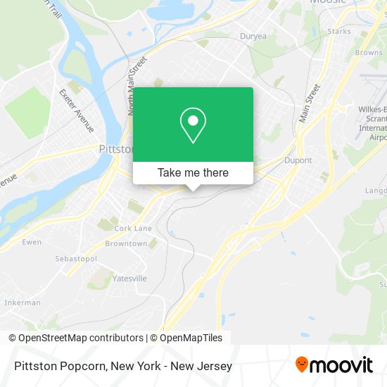 Pittston Popcorn map