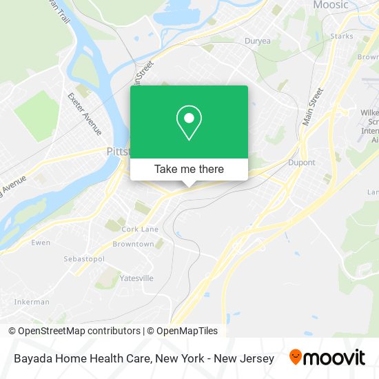 Mapa de Bayada Home Health Care