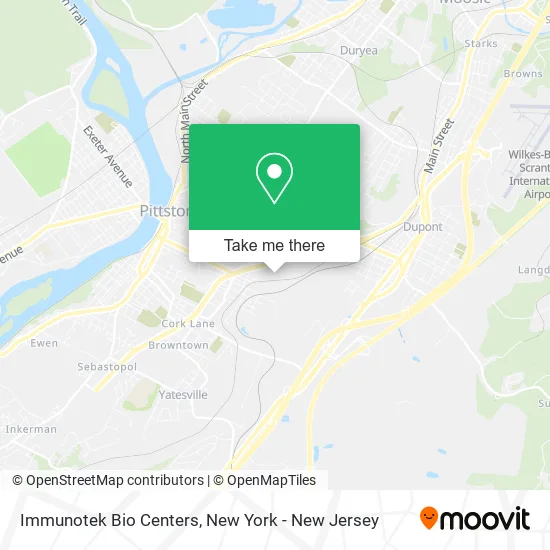 Immunotek Bio Centers map