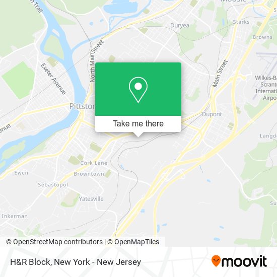 H&R Block map