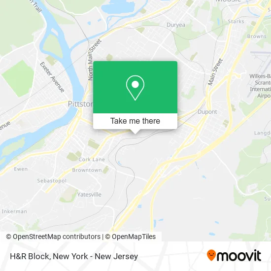 H&R Block map