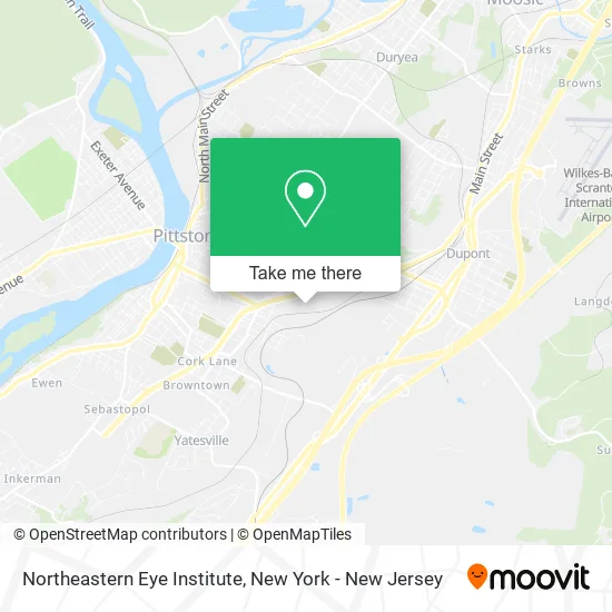 Northeastern Eye Institute map