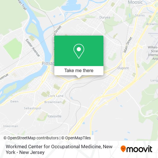 Workmed Center for Occupational Medicine map