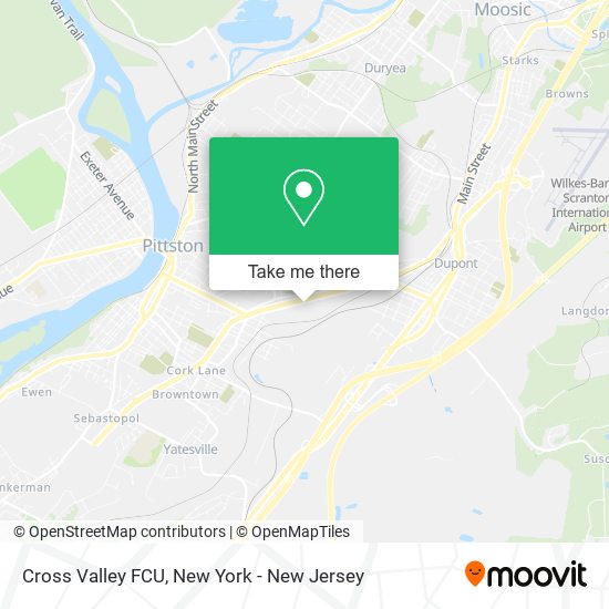 Cross Valley FCU map