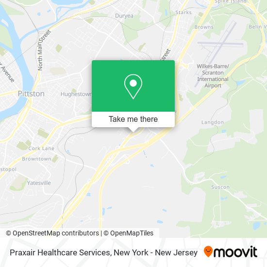 Mapa de Praxair Healthcare Services