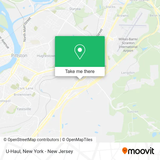 U-Haul map