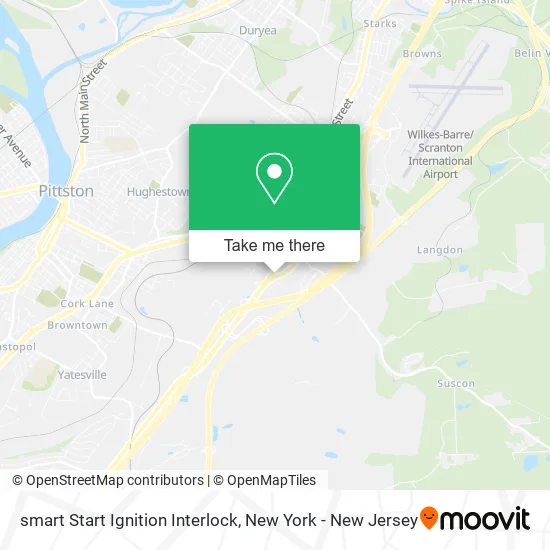 smart Start Ignition Interlock map