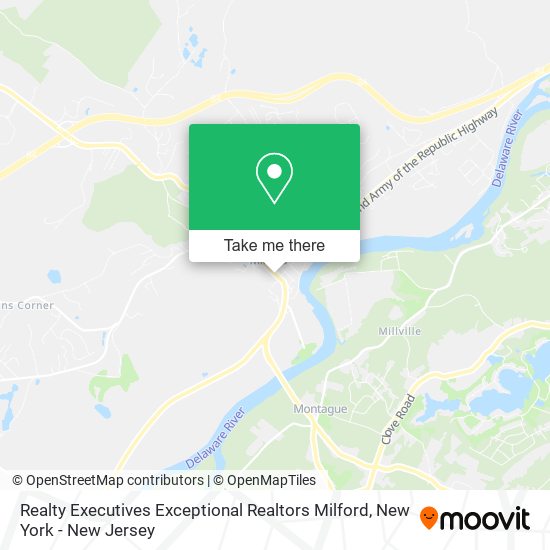 Mapa de Realty Executives Exceptional Realtors Milford