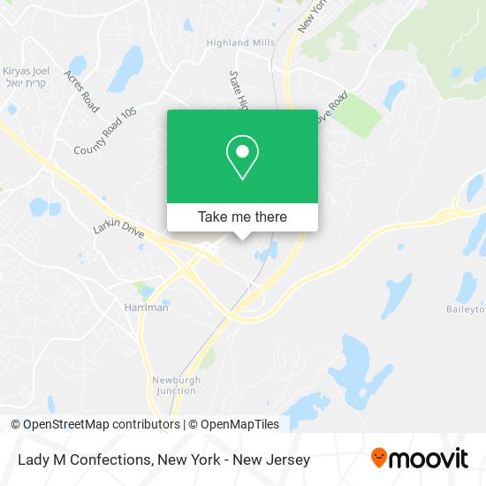 Lady M Confections map