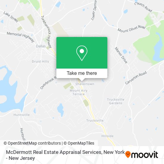 Mapa de McDermott Real Estate Appraisal Services