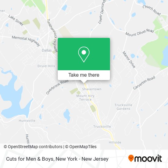 Mapa de Cuts for Men & Boys