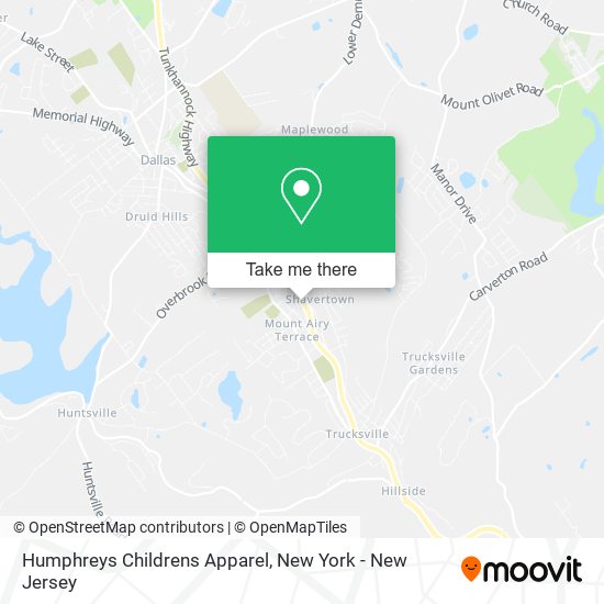 Mapa de Humphreys Childrens Apparel