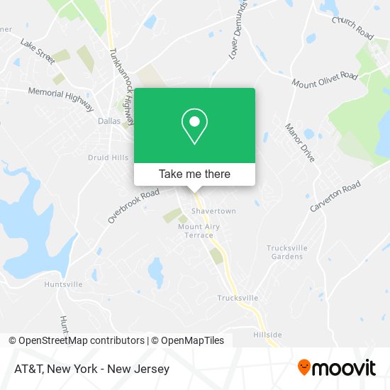 AT&T map