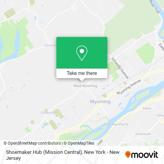 Shoemaker Hub (Mission Central) map