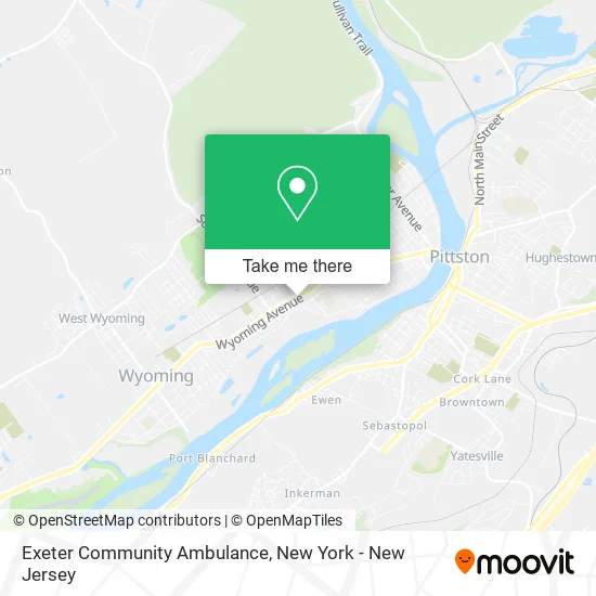 Exeter Community Ambulance map
