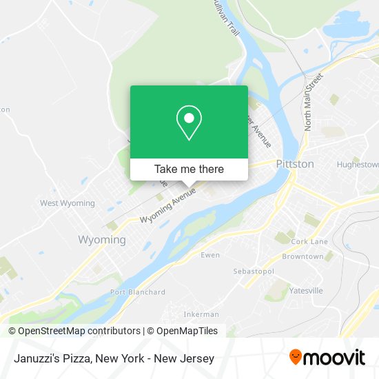 Januzzi's Pizza map