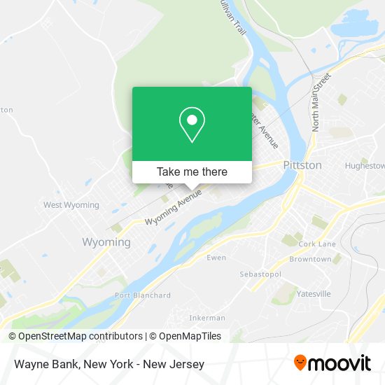 Wayne Bank map