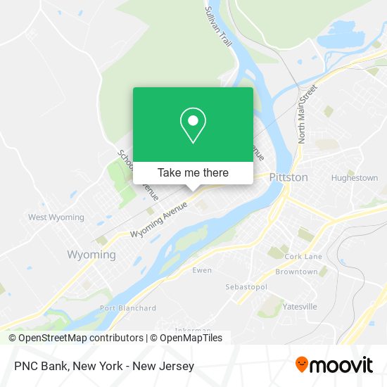 PNC Bank map